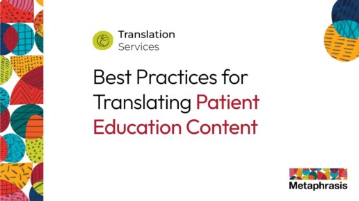 Translating Patient Education - Medical Translation Services