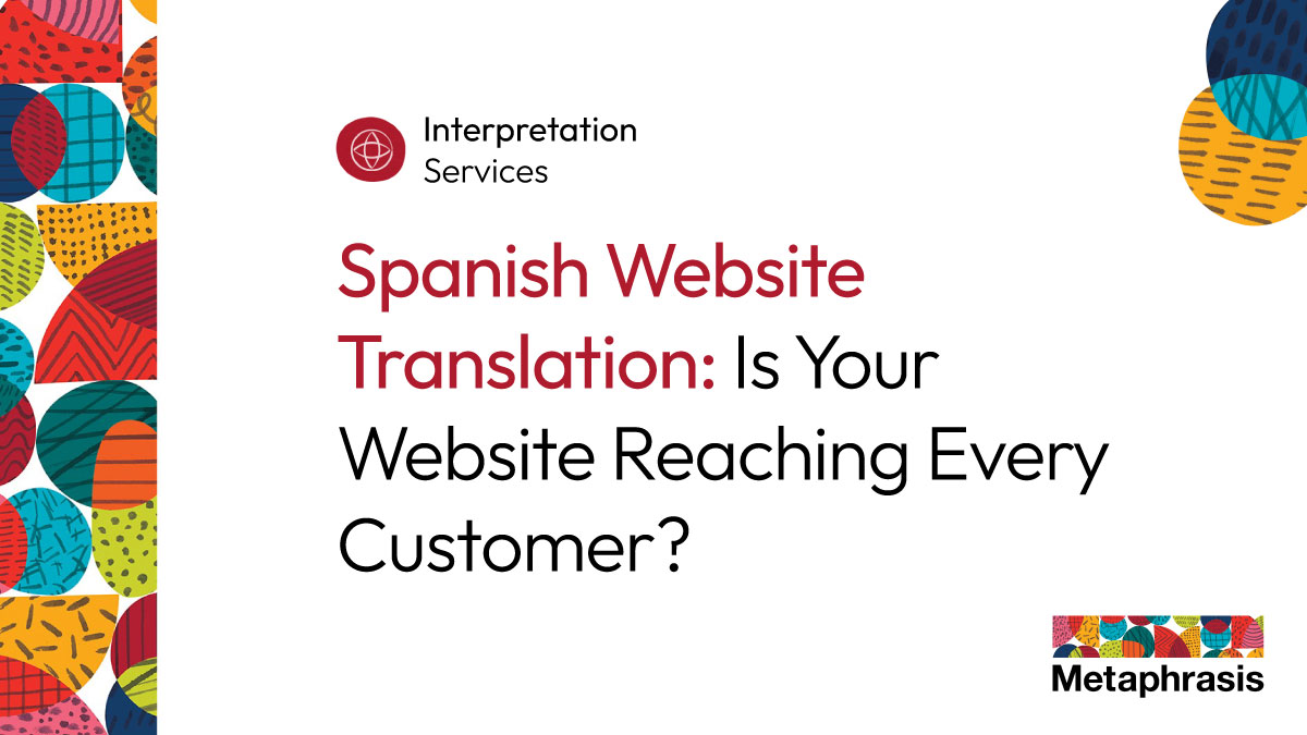 Spanish Website Translation