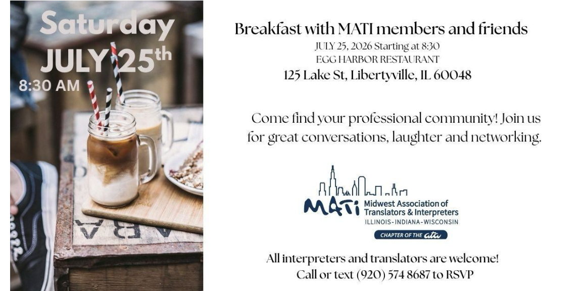 Professional Events for Interpreters